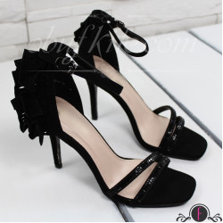 Дамски сандали на ток 2503-013411827013 Black