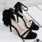 Дамски сандали на ток 2503-013411827013 Black