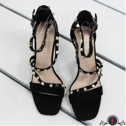 Дамски сандали на ток 2503-014381827014 Black