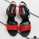 Дамски сандали на ток 2603-00402182504 Black/Red