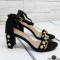 Дамски сандали на ток 2603-0055094182605 Black