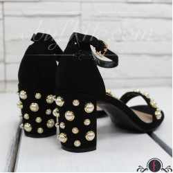 Дамски сандали на ток 2603-0055094182605 Black