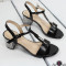 Дамски сандали на ток 2603-0075923182407 Black