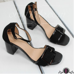 Дамски сандали на ток 2603-00845182508 Black