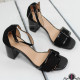 Дамски сандали на ток 2603-00845182508 Black