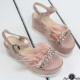 Дамски сандали на платформа 2603-0092622182709 Pink