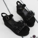 Дамски сандали на платформа 2603-0092622182709 Black