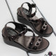 Дамски сандали на платформа 2603-0122233182912 Pewter