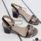 Дамски сандали на ток 2803-00109182901 Grey/Blue/Silver