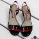 Дамски сандали на ток 2803-002205182902 Black/Red