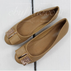 Дамски пантофки 2404-001001180030 Beige