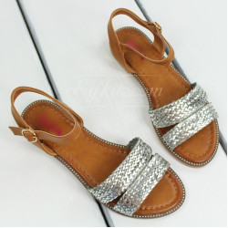 Дамски сандали 1305-00387521815001 Silver