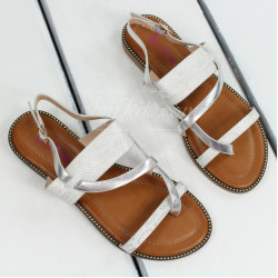 Дамски сандали 1305-00387501815001 White
