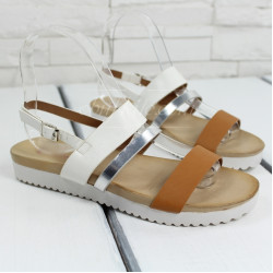 Дамски сандали 1305-00387371817001 White