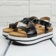 Дамски сандали на платформа 1305-00510241818001 Black