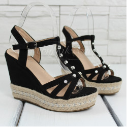 Дамски сандали на платформа 1305-009791815001 Black