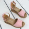 Дамски сандали на платформа 1605-0100011816 Pink