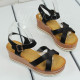 Дамски сандали на платформа 2605-0010021811001 Black