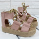 Дамски сандали на платформа 1605-0040041821004 Pink
