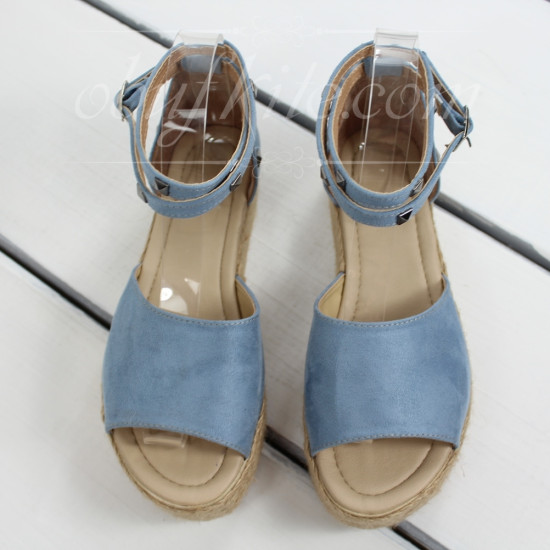 Дамски сандали на платформа 1605-0030031821003 L.Blue