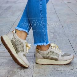 Дамски маратонки 0602-01122182903 Beige