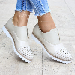 Обувки 16-IT2803 H267 Beige