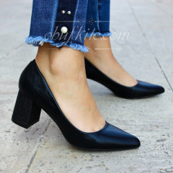 ДАМСКИ ОБУВКИ НА ТОК - 01091802 BLACK