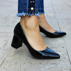 ДАМСКИ ОБУВКИ НА ТОК - 01091803 BLACK