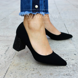 ДАМСКИ ОБУВКИ НА ТОК - 01091817 BLACK