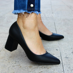 ДАМСКИ ОБУВКИ НА ТОК - 01091804 BLACK
