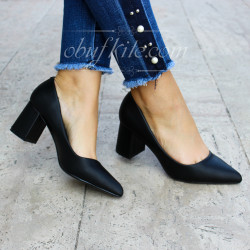 ДАМСКИ ОБУВКИ НА ТОК - 01091804 BLACK