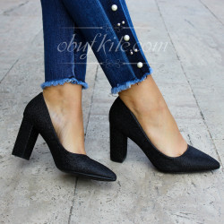 ДАМСКИ ОБУВКИ НА ТОК - 01091807 BLACK