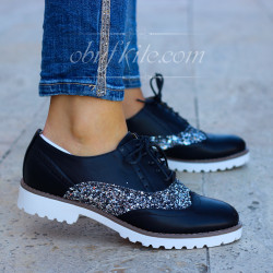 Обувки 16-1604 QQ313 Black