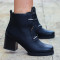 ДАМСКИ БОТИ НА ТОК 0310-3371838 BLACK