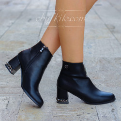 ДАМСКИ БОТИ НА ТОК 0310-8161836 BLACK