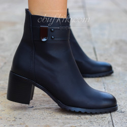 ДАМСКИ БОТИ НА ТОК 0310-621837 BLACK