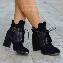 ДАМСКИ БОТИ НА ТОК 0310-8971840 BLACK