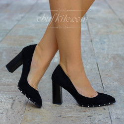 ДАМСКИ ОБУВКИ НА ТОК 0310-921828 BLACK