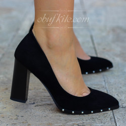 ДАМСКИ ОБУВКИ НА ТОК 0310-921828 BLACK