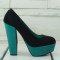 ДАМСКИ ОБУВКИ НА ТОК 2903-0071901 BLACK/GREN