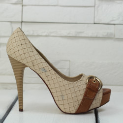ДАМСКИ ОБУВКИ НА ТОК 2903-0101901 BEIGE