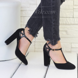 ДАМСКИ ОБУВКИ НА ТОК 2912-1501828 BLACK