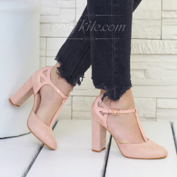 ДАМСКИ ОБУВКИ НА ТОК 2912-1501828 PINK