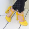 ДАМСКИ ОБУВКИ НА ТОК 2912-1501828 YELLOW