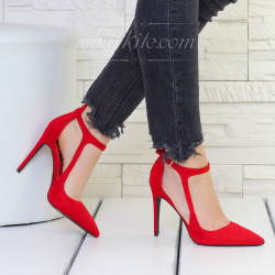 ДАМСКИ ОБУВКИ НА ТОК 2912-211828 RED