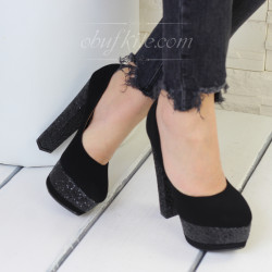 ДАМСКИ ОБУВКИ НА ТОК 2912-661831 BLACK