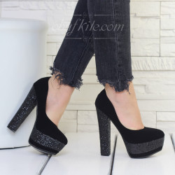 ДАМСКИ ОБУВКИ НА ТОК 2912-661831 BLACK