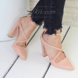 ДАМСКИ ОБУВКИ НА ТОК 2912-181828 PINK