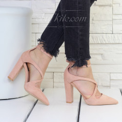 ДАМСКИ ОБУВКИ НА ТОК 2912-181828 PINK