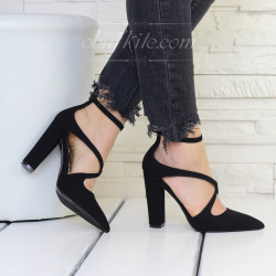 ДАМСКИ ОБУВКИ НА ТОК 2912-181828 BLACK